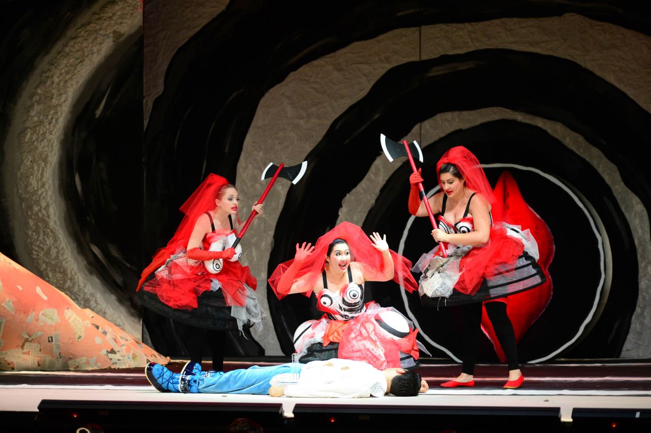 Peixin Lee as 2. Dame in W. A. Mozart - Die Zauberflöte